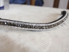 Equiture Browbands Black Diamond and Clear Browband (Straight)